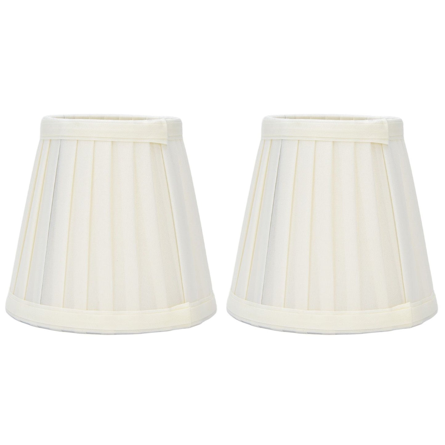2 Pcs Double Small Lamp Shade Clip On Bulb Comfortable Material Barrel Fabric Lampshade for Table Chandelier Wall LampPX30
