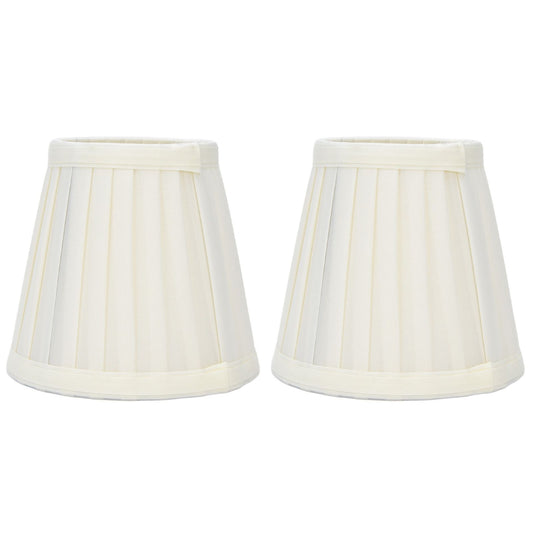 2 Pcs Double Small Lamp Shade Clip On Bulb Comfortable Material Barrel Fabric Lampshade for Table Chandelier Wall LampPX30