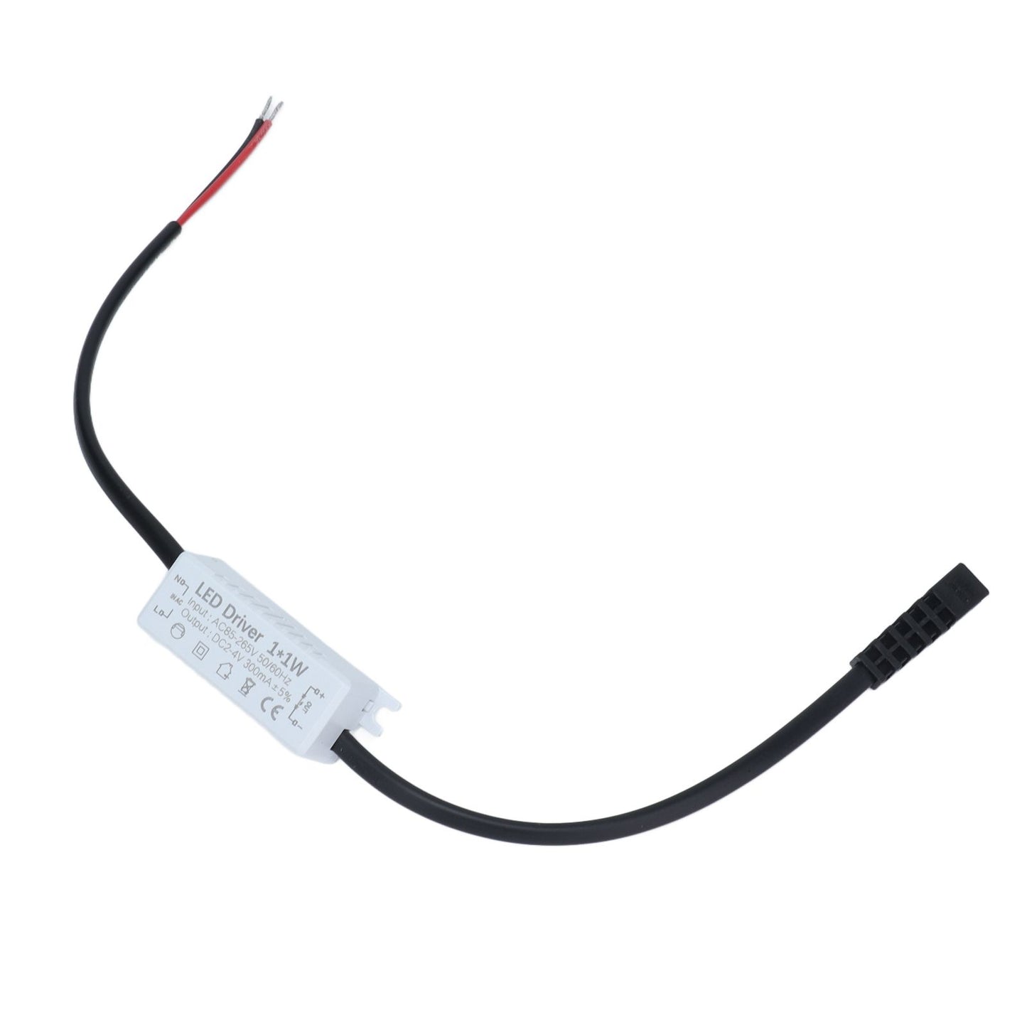 LED Driver 1x1W Power Supply Transformer Adapter AC85‑265V to 2‑4VDC LED Power Driver for LED Light Computer Project