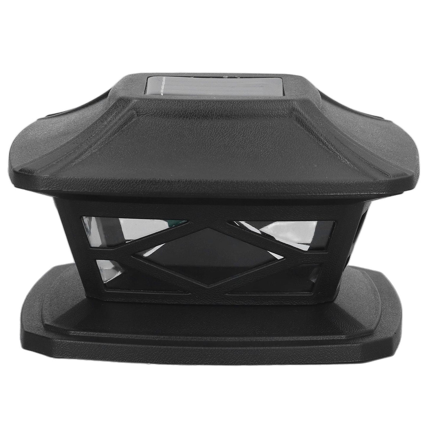 2set Solar Post Lights LED Lamp Beads 2 Color Lighting Rechargeable IP44 Waterproof PC Shell Fence Lights for Outdoor