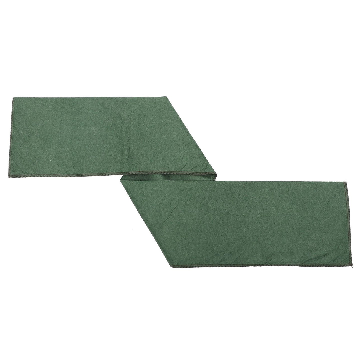 5PCS Water Activated Flood Barriers Non Woven Fabric Reusable Sandless Water Barrier Flood Bag for Rainy Season Green