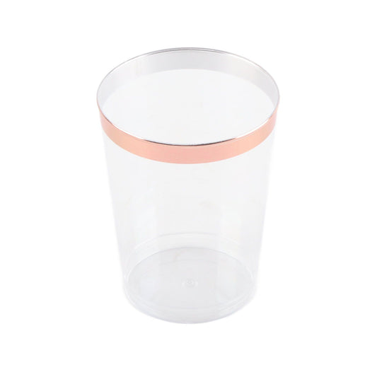 20pcs 9oz 270ml Hard Plastic Airline Cup Water Cup Wine Glass For Dessert Western Food Party Party