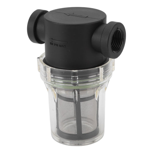 Hose Filter Plastic Sediment Impurity Garden Watering Prefilter For High Pressure Washer G1/2 100 Meshes