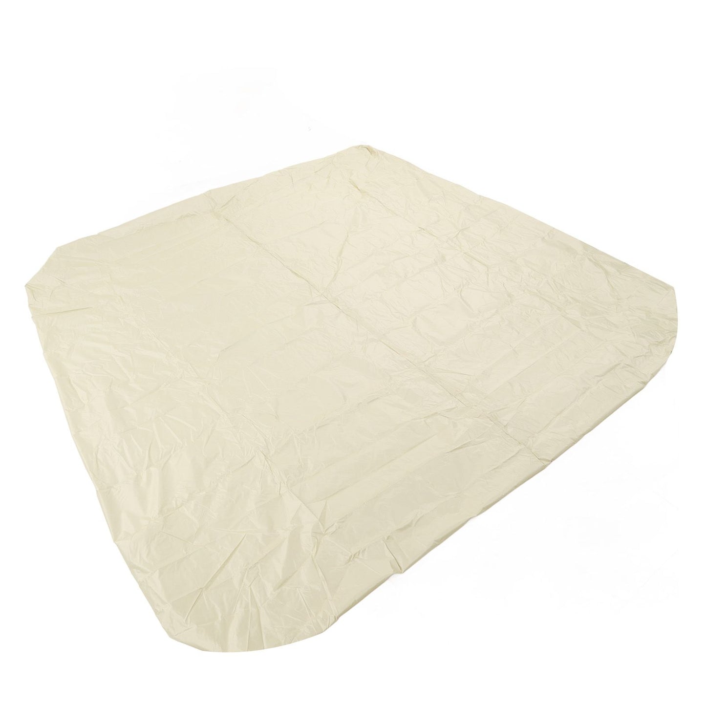 SPA Cover Square Waterproof 190 Silver Coated Polyester Taff Weather Resistant Hot Tub Cover Protector for Bathtub 231x231x30cm/90.9x90.9x11.8in Beige