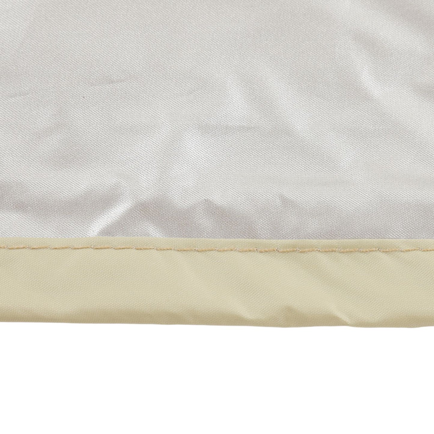 SPA Cover Square Waterproof 190 Silver Coated Polyester Taff Weather Resistant Hot Tub Cover Protector for Bathtub 207x207x30cm/81.5x81.5x11.8in Beige