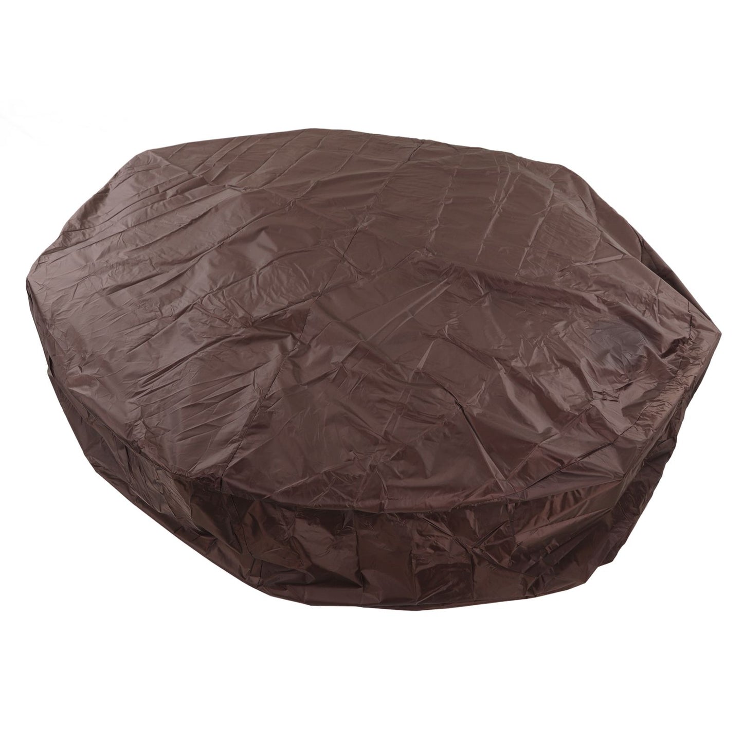 Outdoor Furniture Dust Covers Round Bathtub Cover 190 Silver Polyester Taffeta Hot Tub Waterproof Cover 190x30cm Coffee