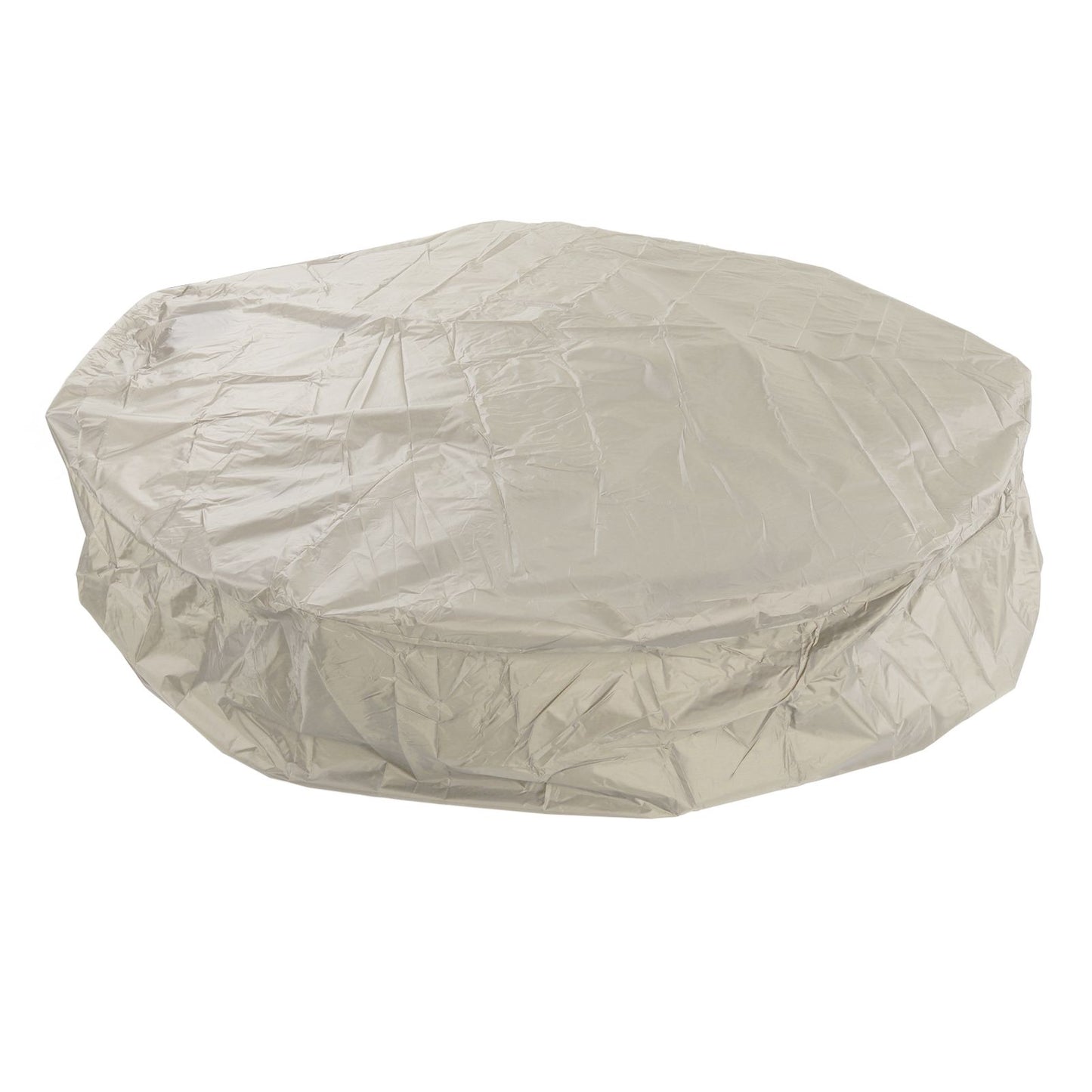 Outdoor Furniture Dust Covers Round Bathtub Cover 190 Silver Polyester Taffeta Hot Tub Waterproof Cover 210x30cm Beige