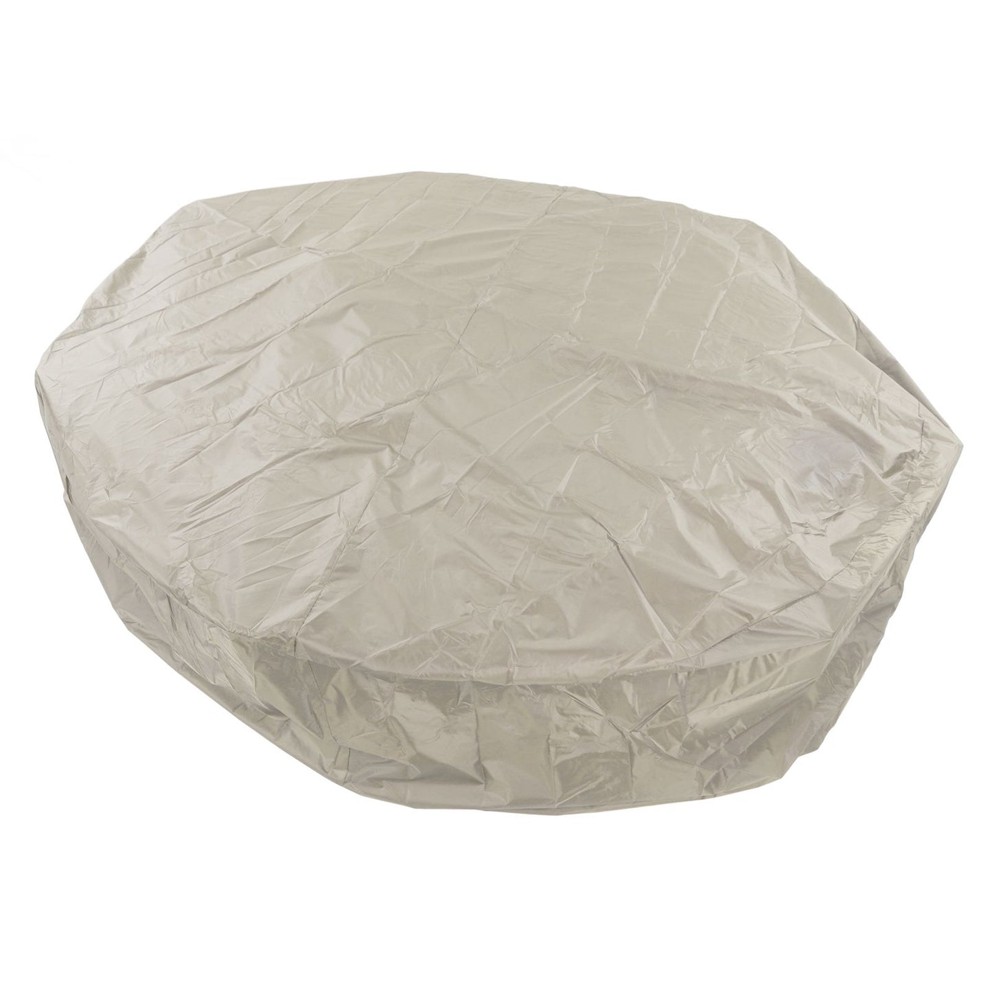 Outdoor Furniture Dust Covers Round Bathtub Cover 190 Silver Polyester Taffeta Hot Tub Waterproof Cover 210x30cm Beige