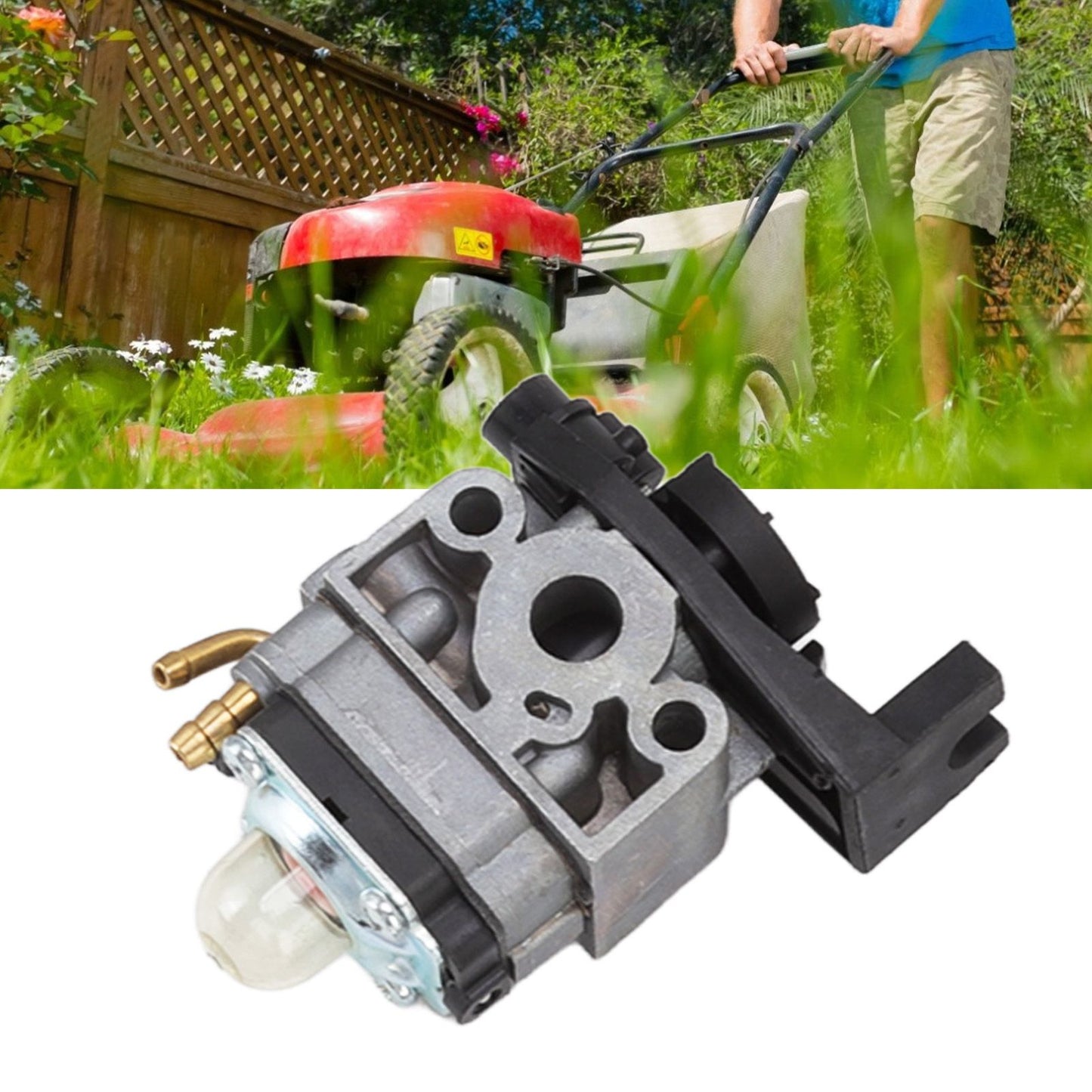 Lawn Mower Carburetor Aluminum Carb Replacemrnt For Husqvarna 531008681 324RX 224L 324 HDA 55X Trimmer Blower