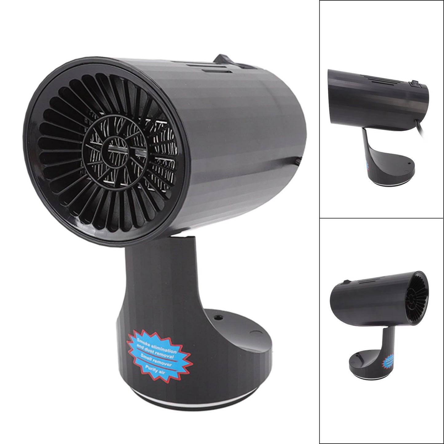 Car Heater Cool and Warm Fast Heating Portable Cigarette Lighter Car Heater Demister Defroster with Rotatable Base