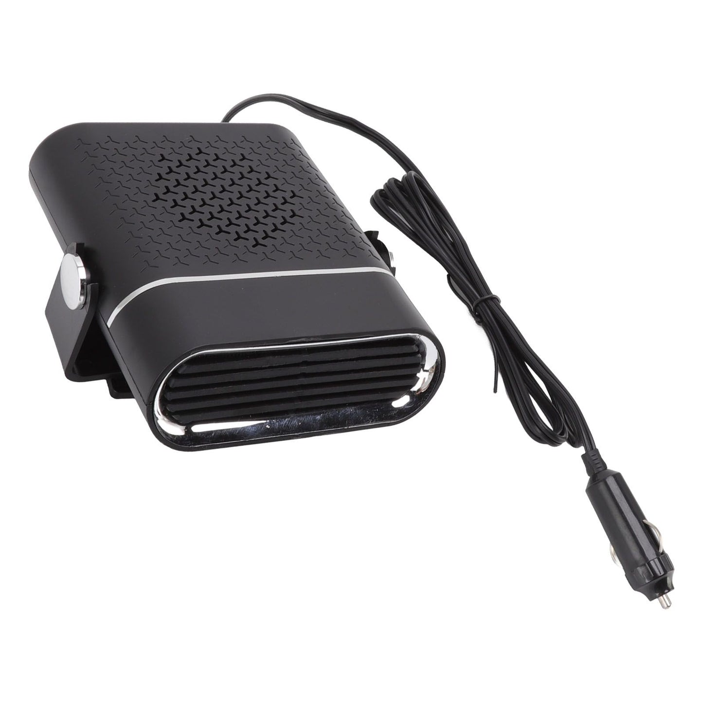 Car Heater Portable Fast Heating 360 Degree Rotation Car Heater Windscreen Defroster Defogger 12V Black