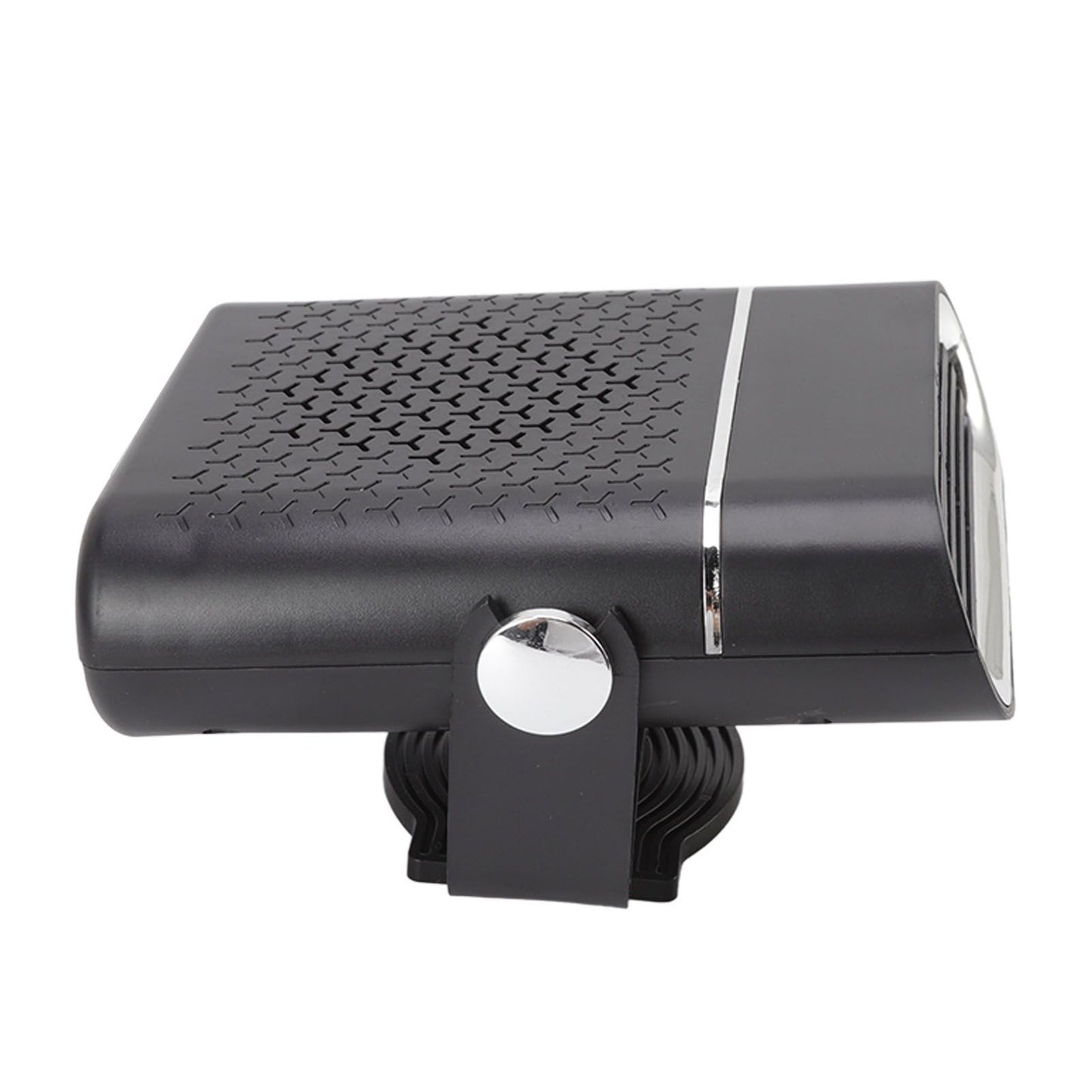 Car Heater 360 Degree Rotating Quick Heating Portable Cigarette Lighter Defogger Defroster for Truck 24V Black