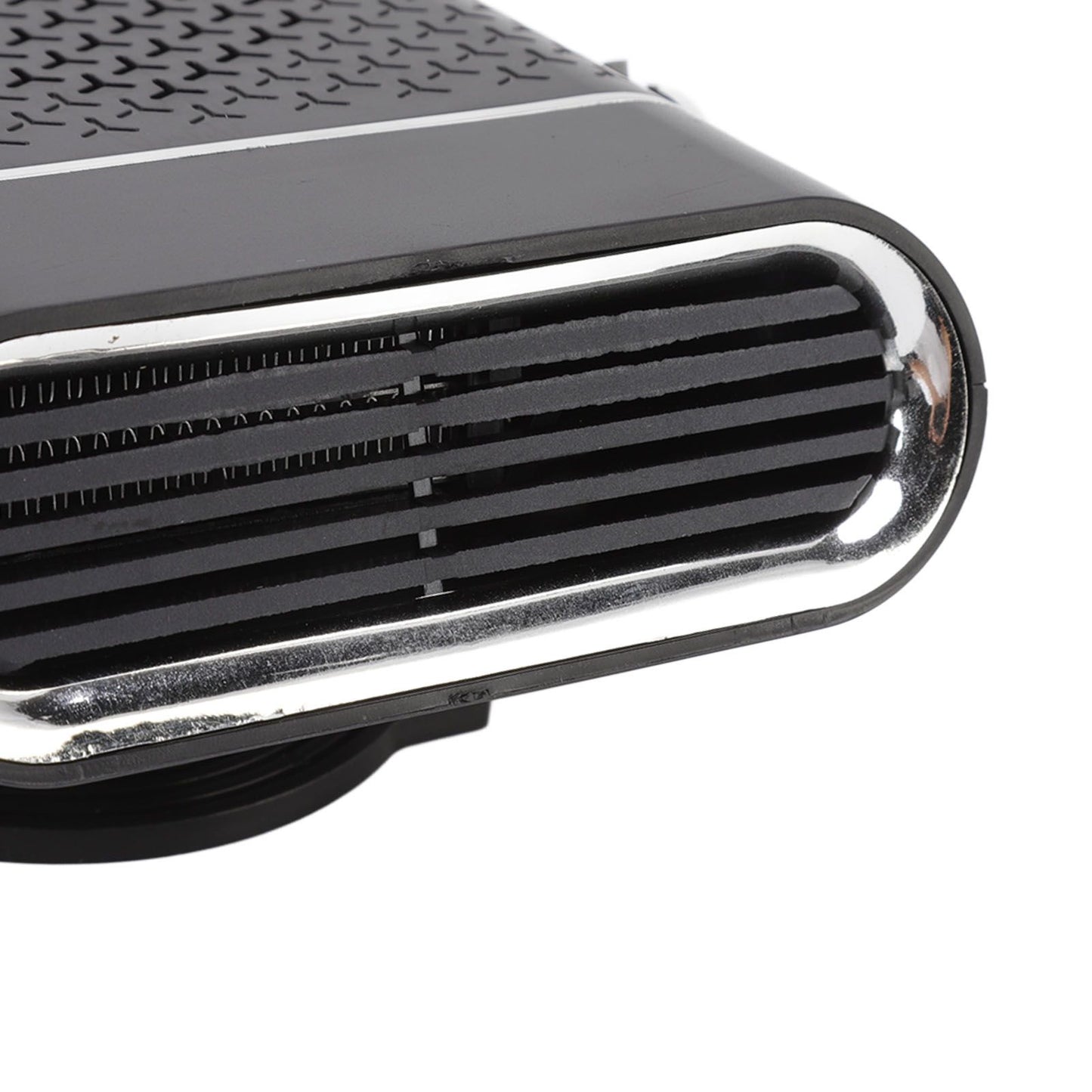 Car Heater 360 Degree Rotating Quick Heating Portable Cigarette Lighter Defogger Defroster for Truck 24V Black