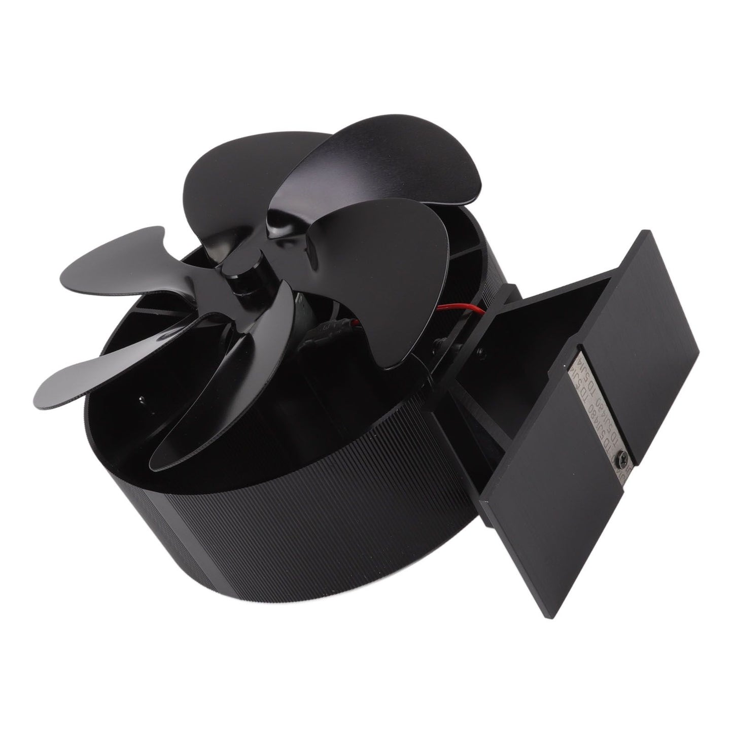 6 Blades Fireplace Fan Thermoelectric Module Wood Stove Fan Heat Powered Wood Burning Air Circulation Fan for Home
