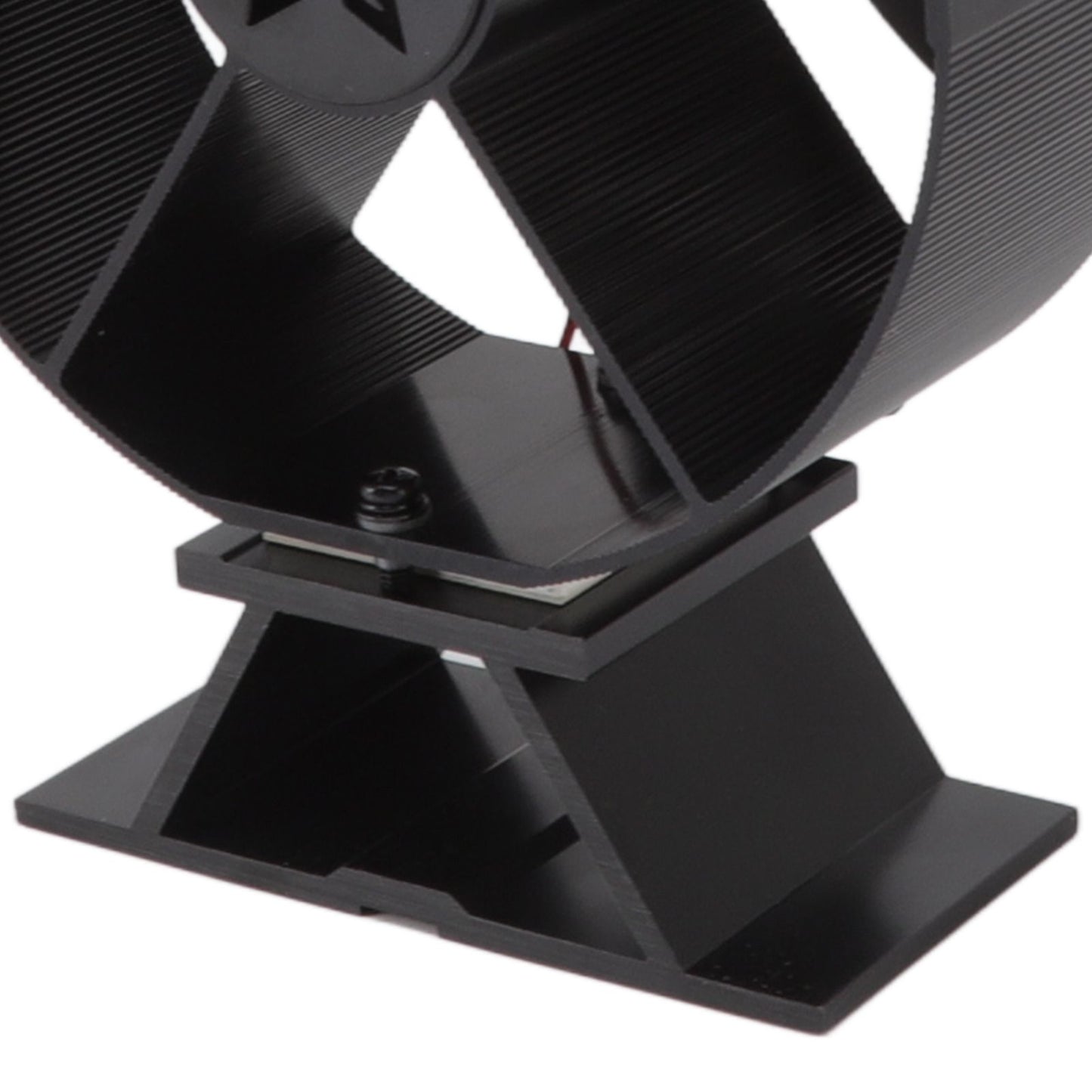 6 Blades Fireplace Fan Thermoelectric Module Wood Stove Fan Heat Powered Wood Burning Air Circulation Fan for Home