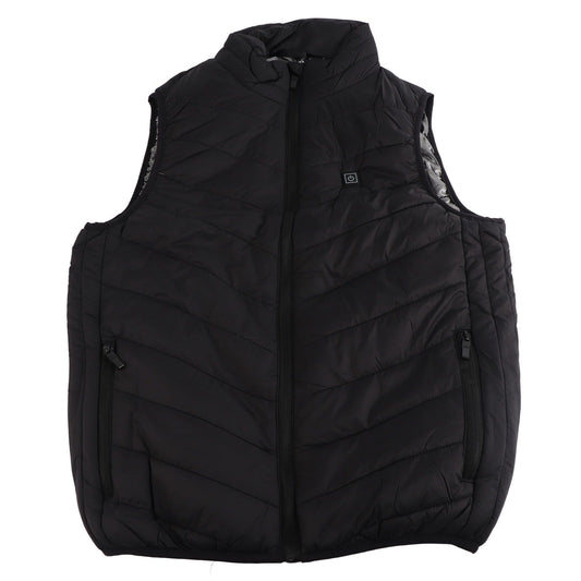 Heated Jacket Unisex 3 Gears Four Zones Heating Polyester Fiber Electric Thermal Vest for Outdoor Winter XL