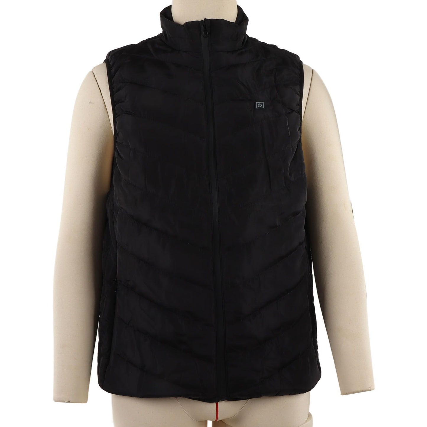 Heated Jacket Unisex 3 Gears Four Zones Heating Polyester Fiber Electric Thermal Vest for Outdoor Winter XL