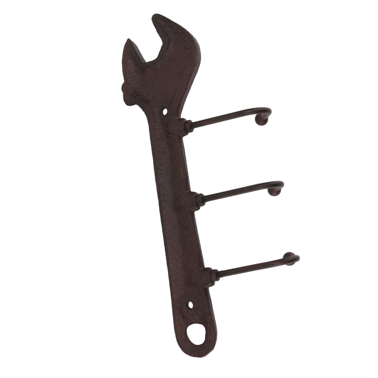 Industrial Style Hook Innovative Wall Decorative Cast Iron Hooks Clothes Hanger Pendant for Bar Entryway Wrench Shape 24x10.5x4.5cm