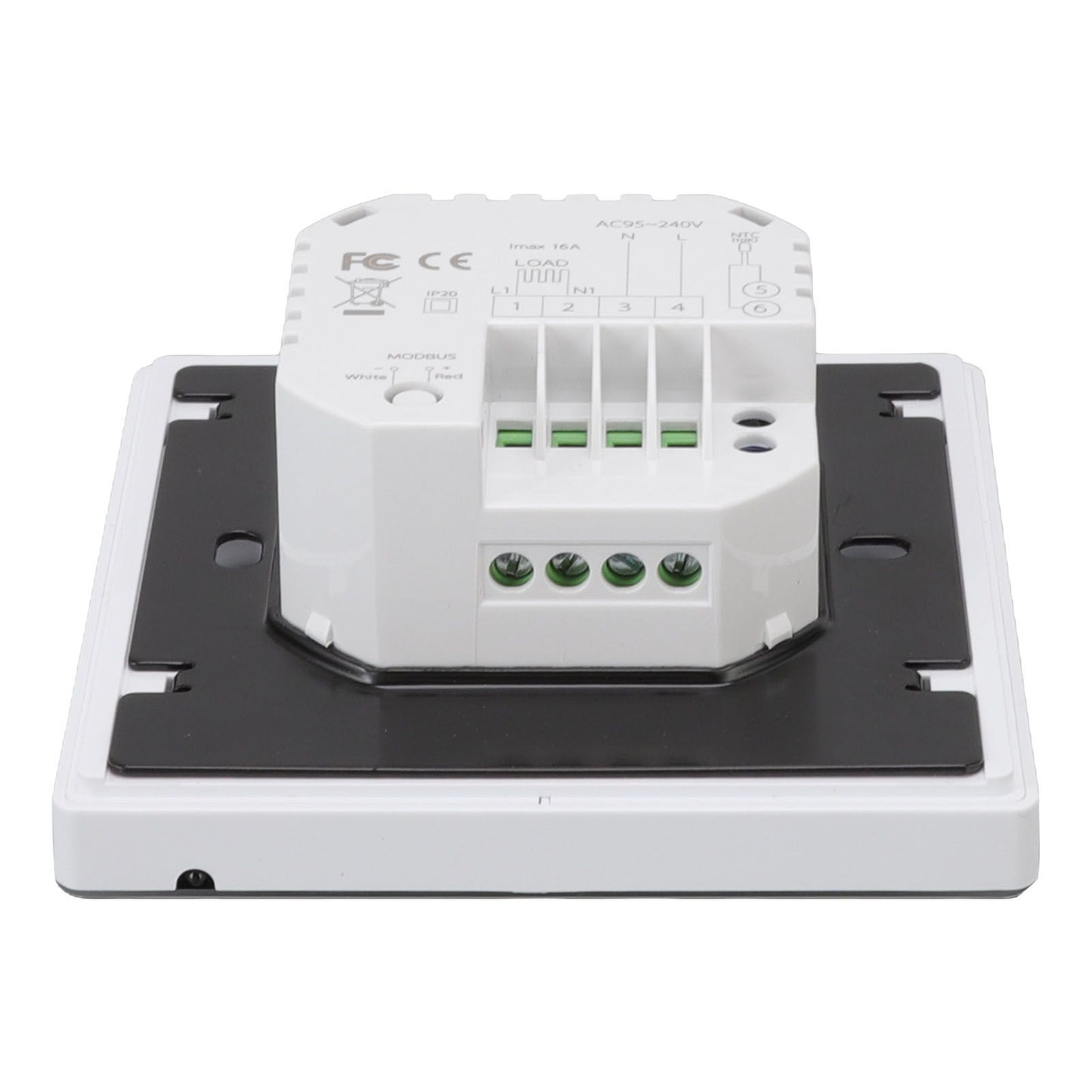 Household Smart Thermostat Programmable App Voice Control Electric Floor Heating Temperature Controller for ZigBee AC 95‑240V White