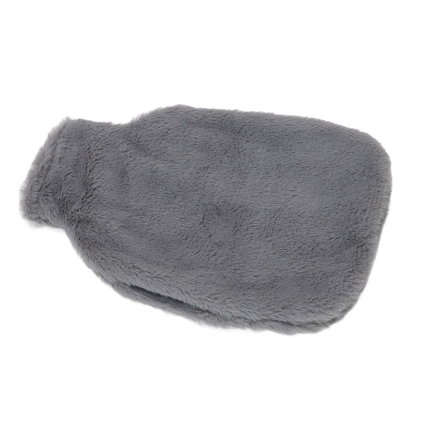 2000ML Hot Water Jug Bag Rubber Double Sided Hand Inserted Large Explosionproof Hot Water Pack for Home Back Pain Dark Gray