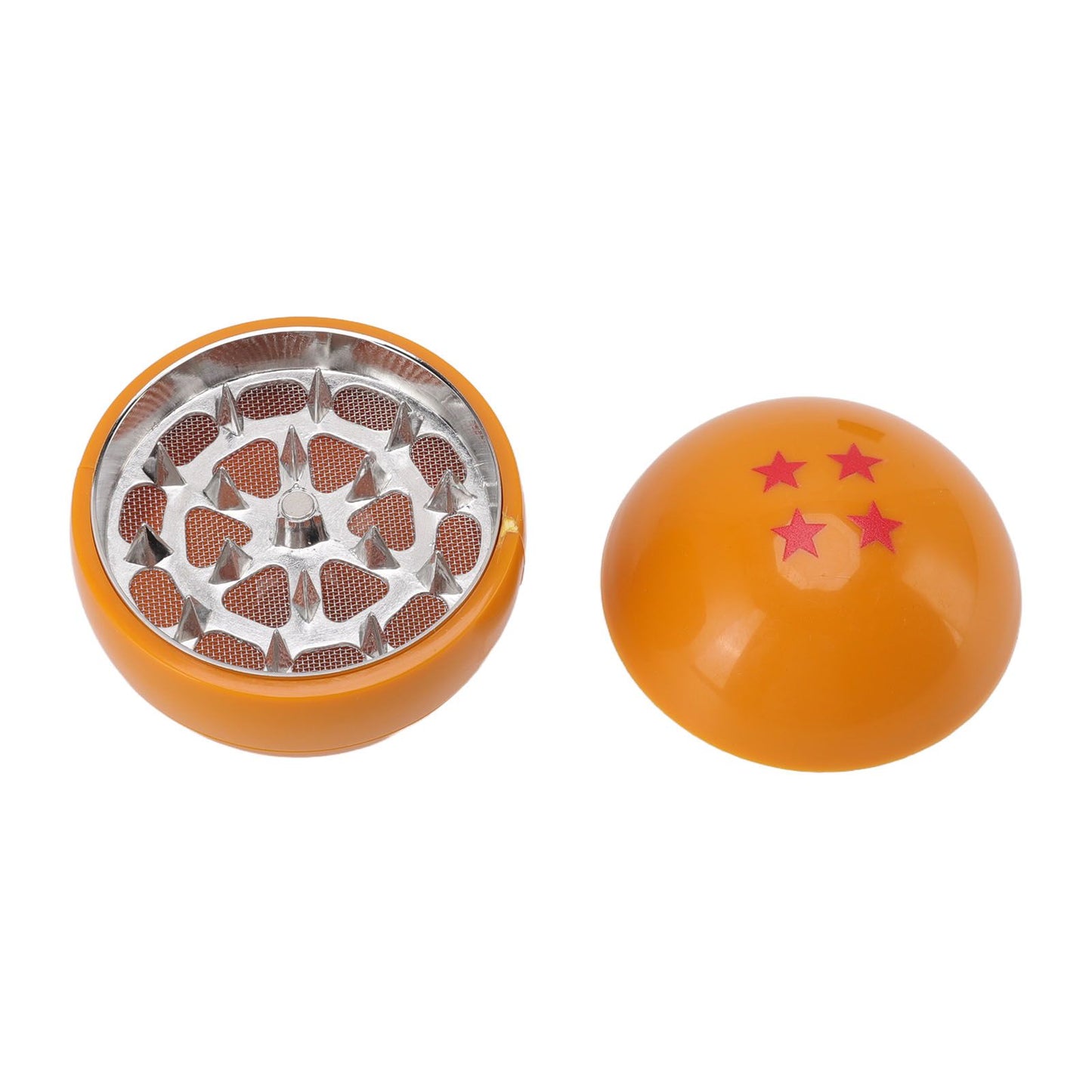 Spice Grinder 3 Layers Filter Zinc Alloy 55mm Ball Shap Strong Teeth Magnetic Connection Spice Crusher Hand Muller