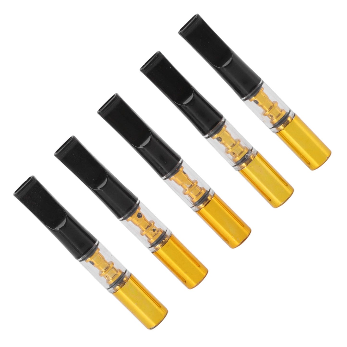 5pcs Filter Cigarette Holder Portable Reusable Smoke Tar Filter Cigarette Holder for Men