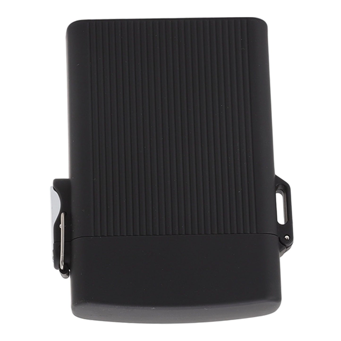 Full Pack 16 Cigarettes Case USB Rechargeable Windproof Flameless Cigarettes Lighter Case Waterproof Cigarette Box with Lanyard Black