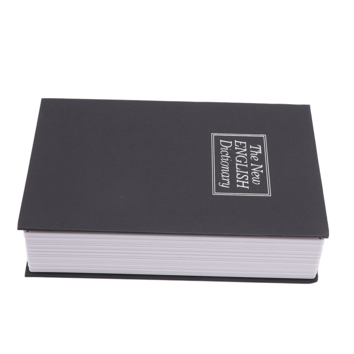 Dictionary Coin Piggy Banks Money Saving Box with Coded Lock Book Shape Secret Birthday Gift for Kids Safe Box Black L