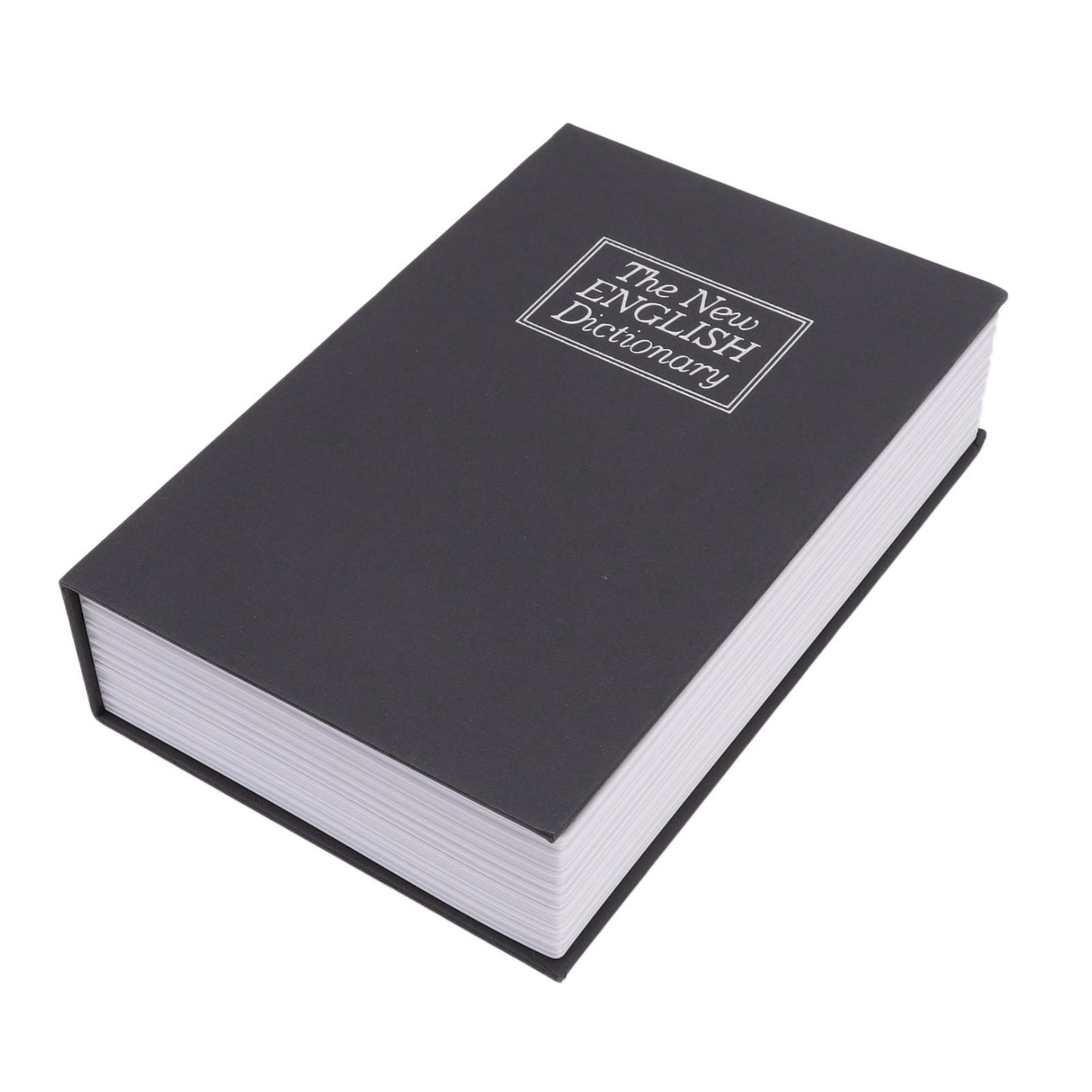 Dictionary Coin Piggy Banks Money Saving Box with Coded Lock Book Shape Secret Birthday Gift for Kids Safe Box Black L