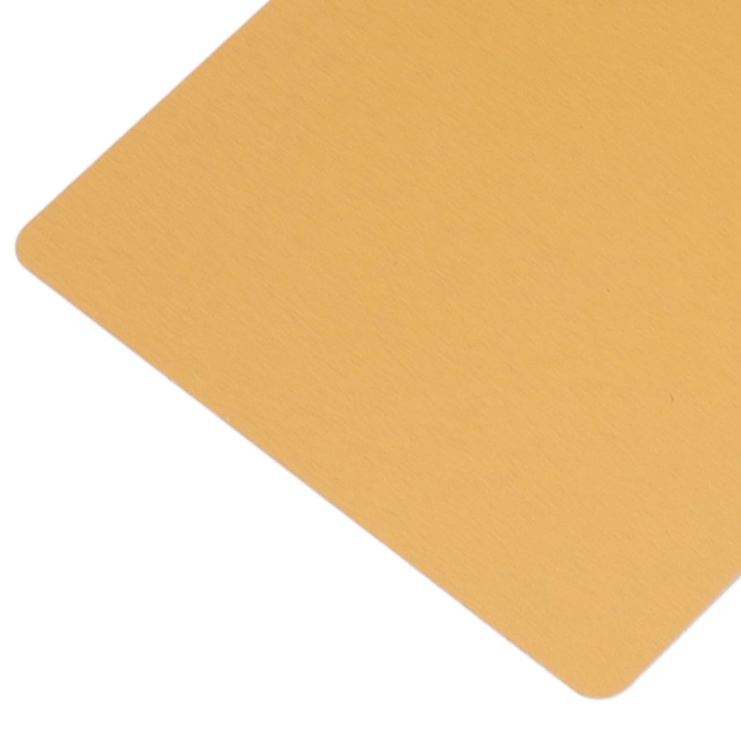 50 Sheets Metal Business Card Heat Transfer Aluminum Business Cards Blanks DIY Craft Supplies Gold