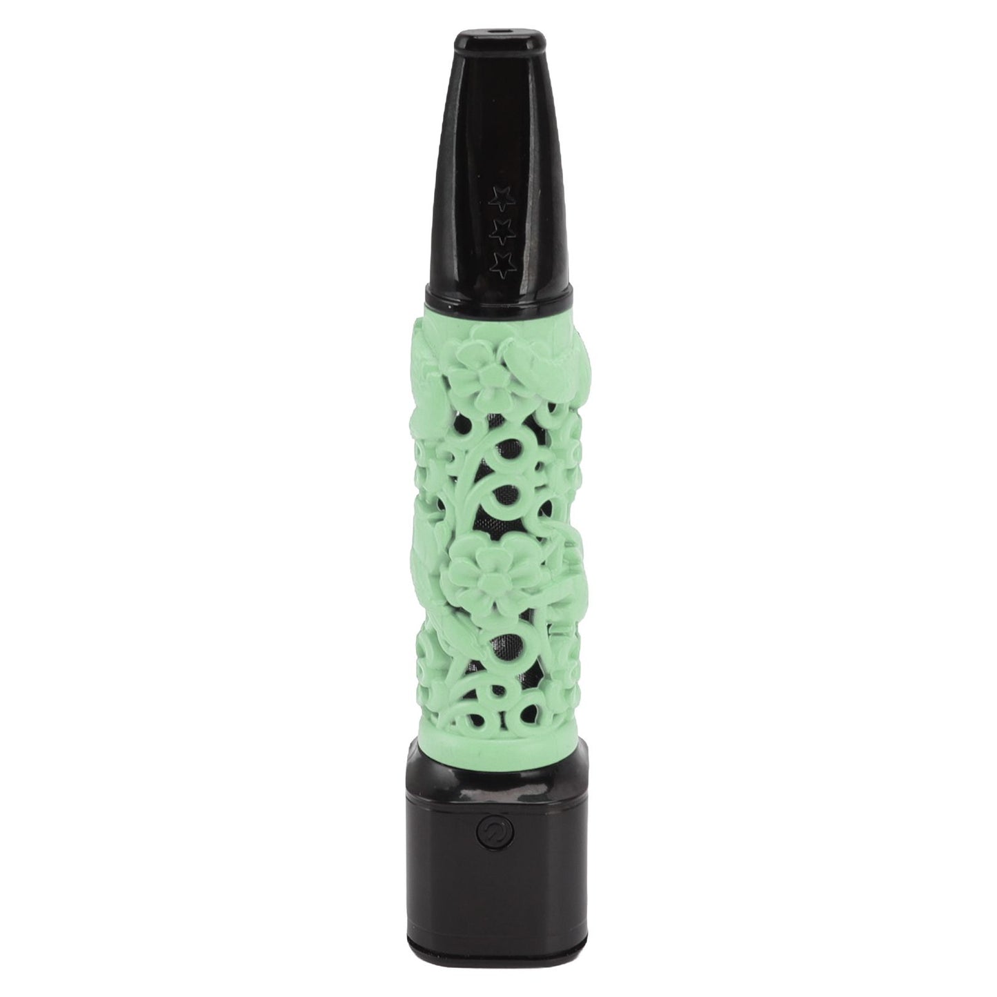 Cigarette Holder Large Capacity Temperature Change Color Rechargeable Ashless Cigarette Holder with Cigarette Lighter Green