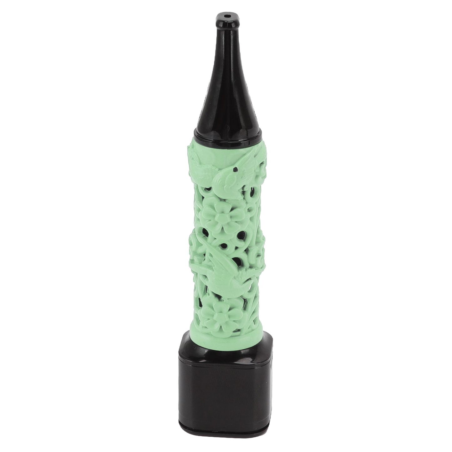 Cigarette Holder Large Capacity Temperature Change Color Rechargeable Ashless Cigarette Holder with Cigarette Lighter Green
