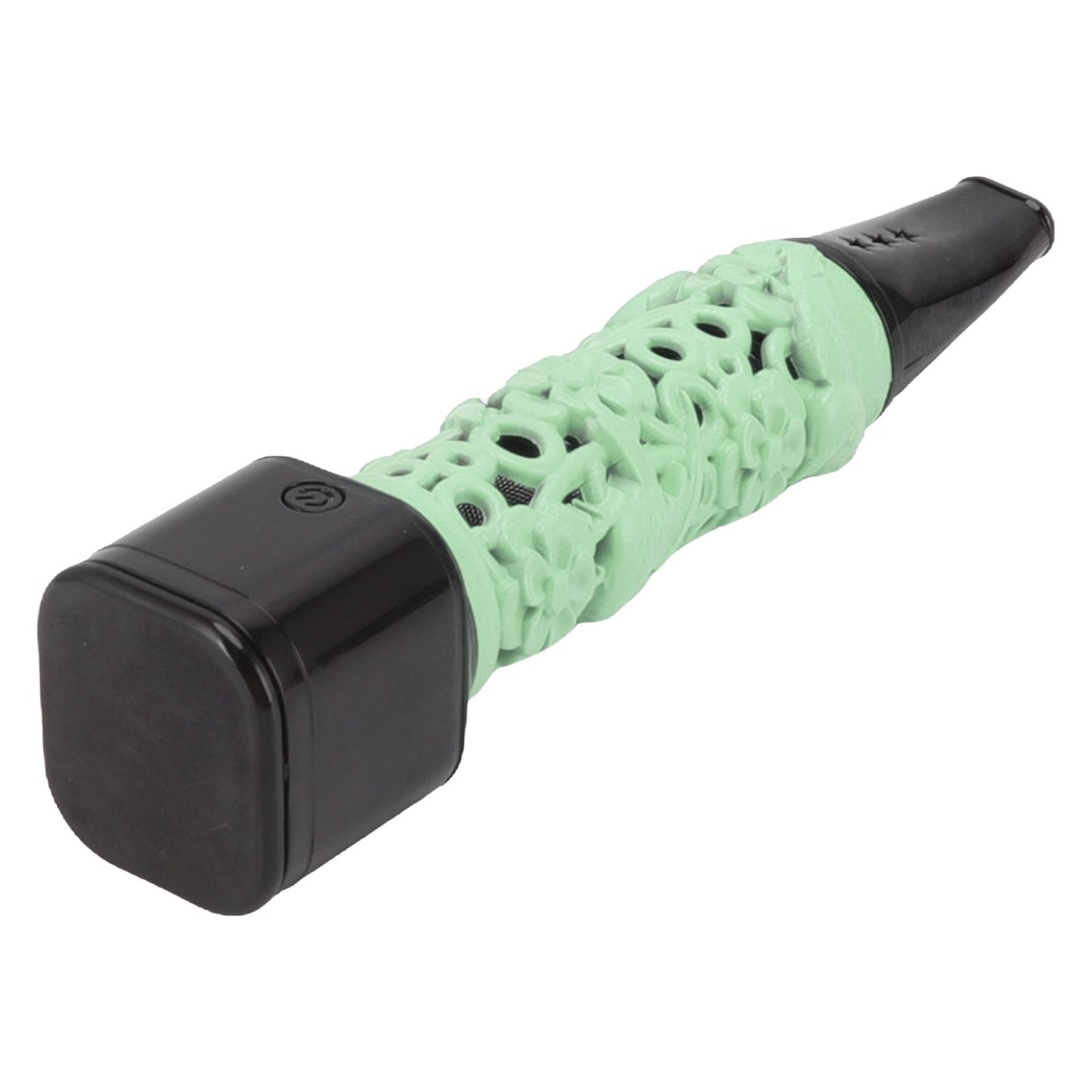 Cigarette Holder Large Capacity Temperature Change Color Rechargeable Ashless Cigarette Holder with Cigarette Lighter Green