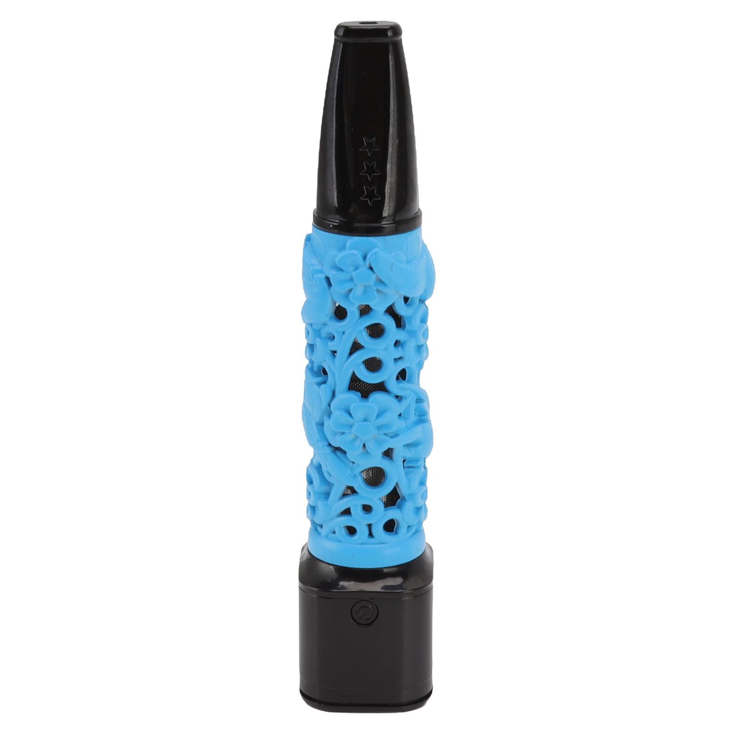 Cigarette Holder Large Capacity Temperature Change Color Rechargeable Ashless Cigarette Holder with Cigarette Lighter Blue