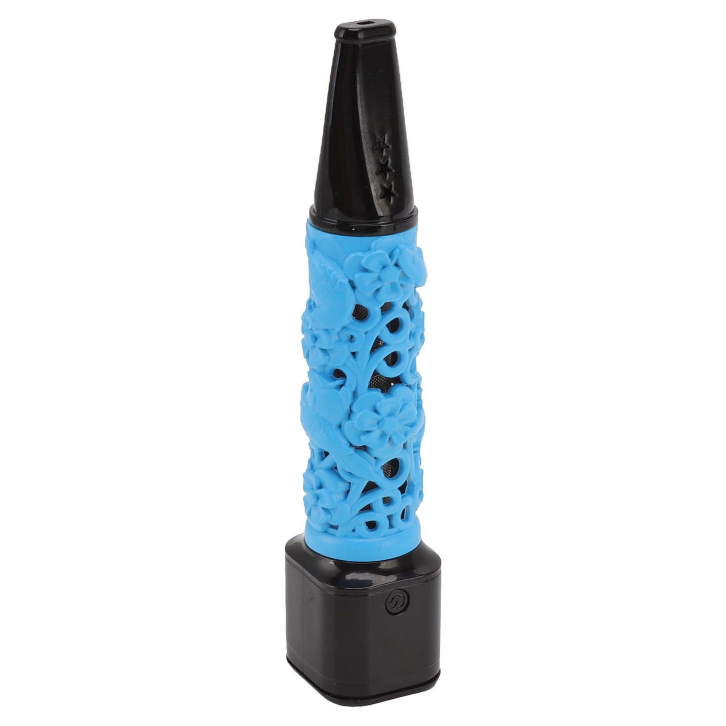 Cigarette Holder Large Capacity Temperature Change Color Rechargeable Ashless Cigarette Holder with Cigarette Lighter Blue
