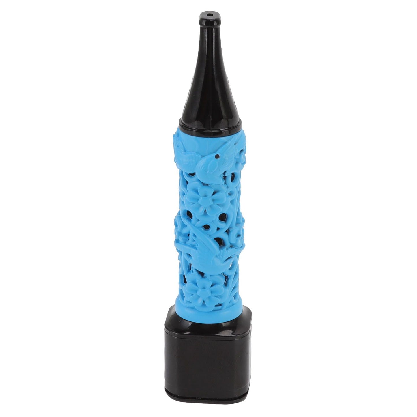 Cigarette Holder Large Capacity Temperature Change Color Rechargeable Ashless Cigarette Holder with Cigarette Lighter Blue