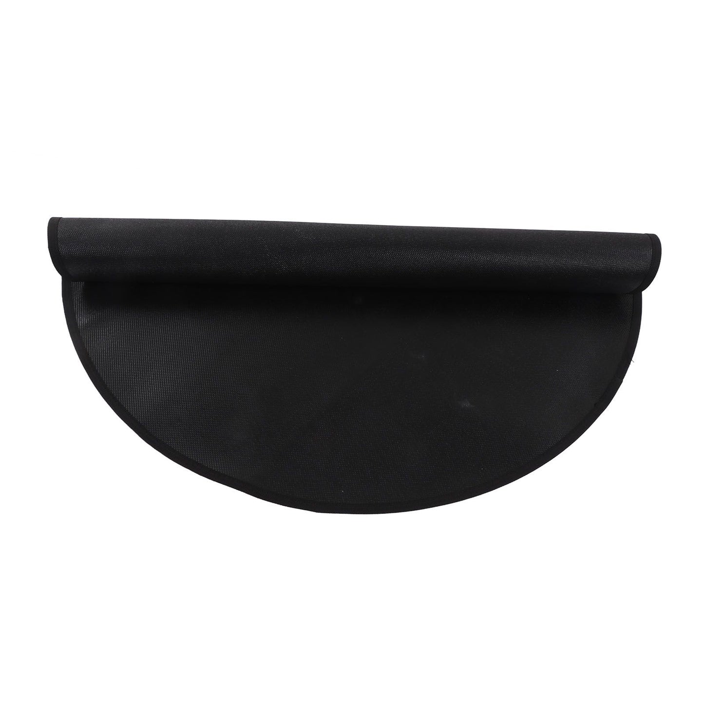 Grill Mat Fireproof High Temperature Resistance Washable Reusable Round BBQ Mat Black 24in / 60cm Dia