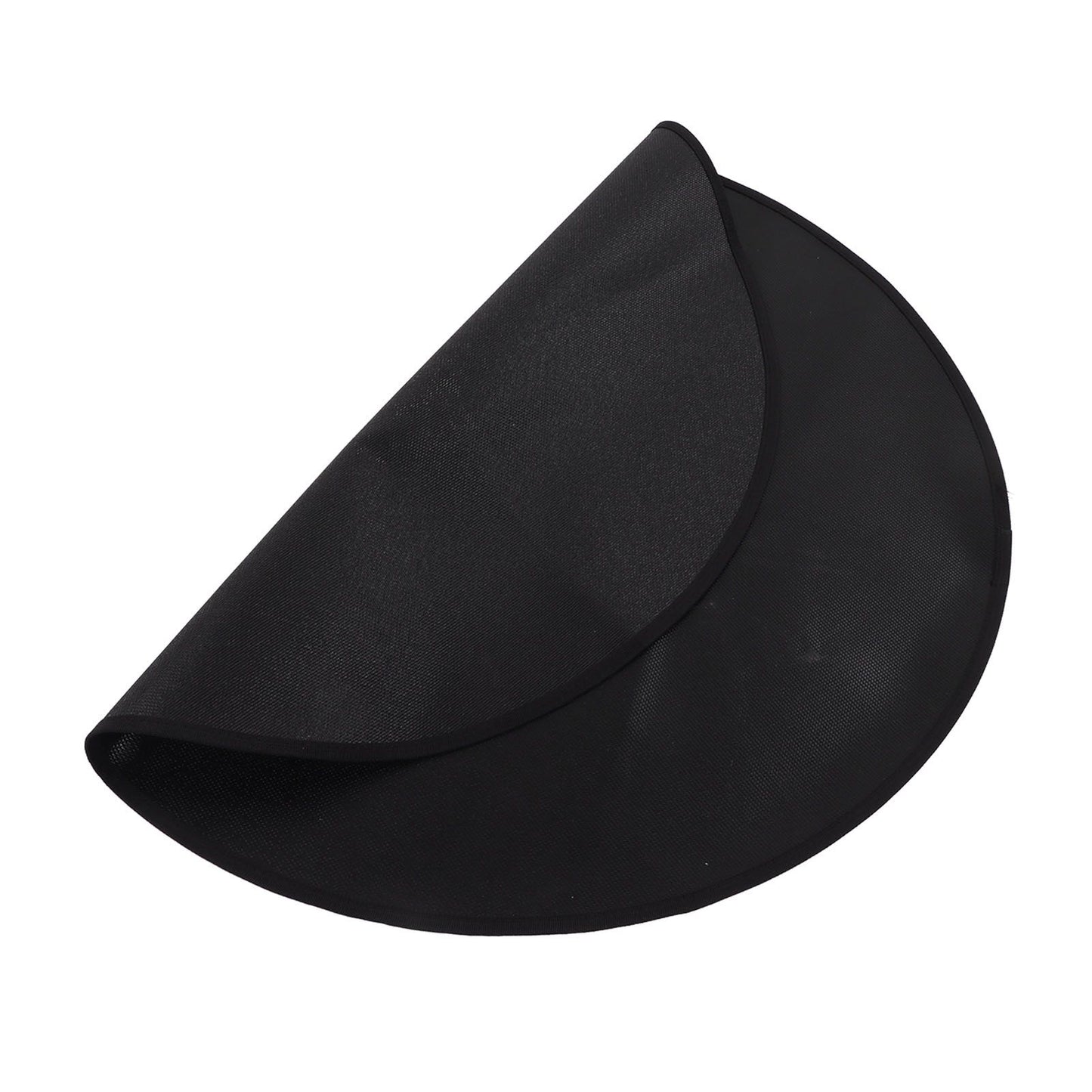 Grill Mat Fireproof High Temperature Resistance Washable Reusable Round BBQ Mat Black 32in / 82cm Dia