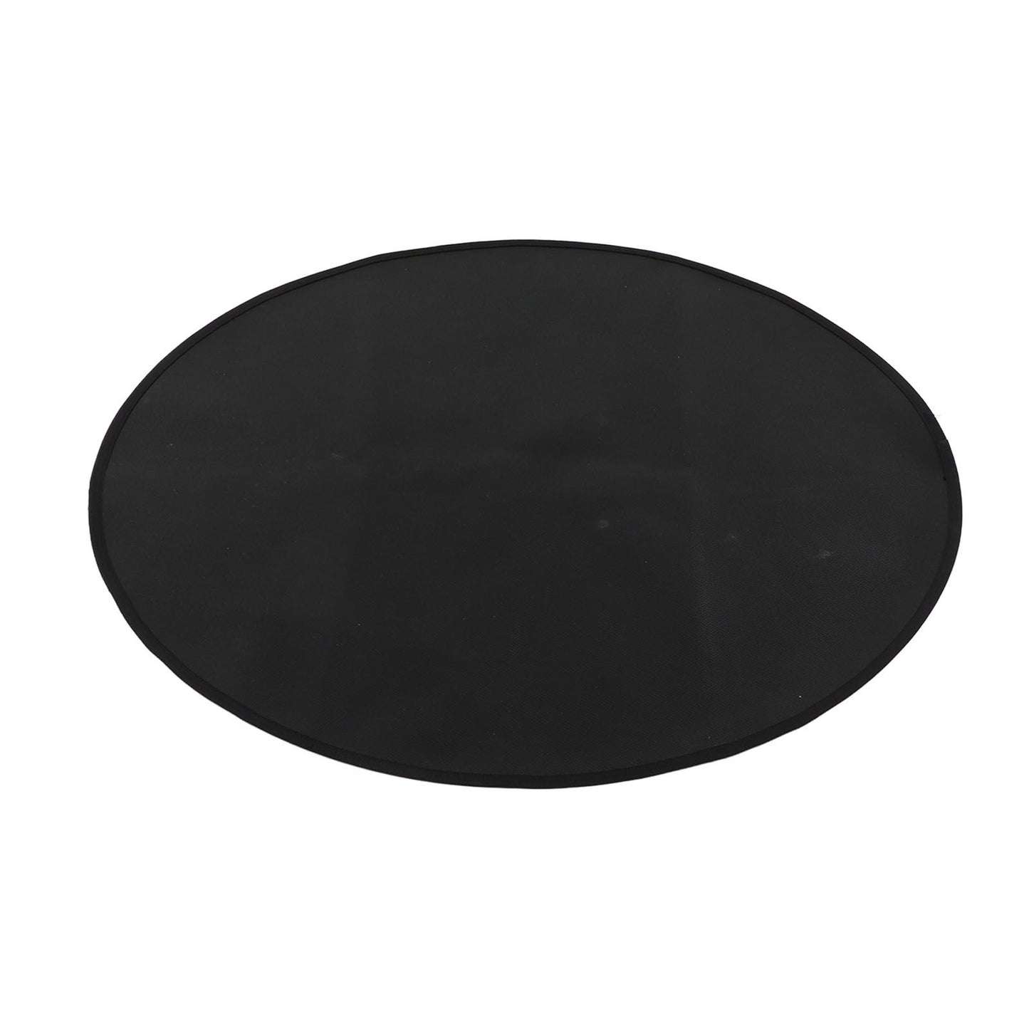 Grill Mat Fireproof High Temperature Resistance Washable Reusable Round BBQ Mat Black 36in / 92cm Dia