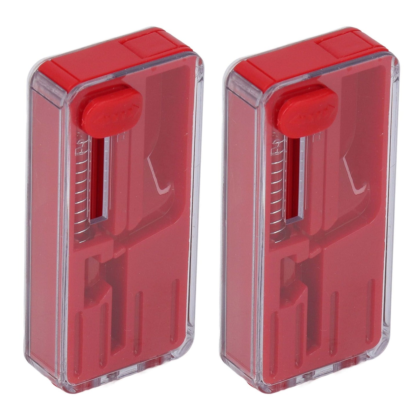 2PCS Cigarette Explosion Beads Pushers Peppermint Cigarette Bursting Beads Pusher Box DIY Smoking Tools Red