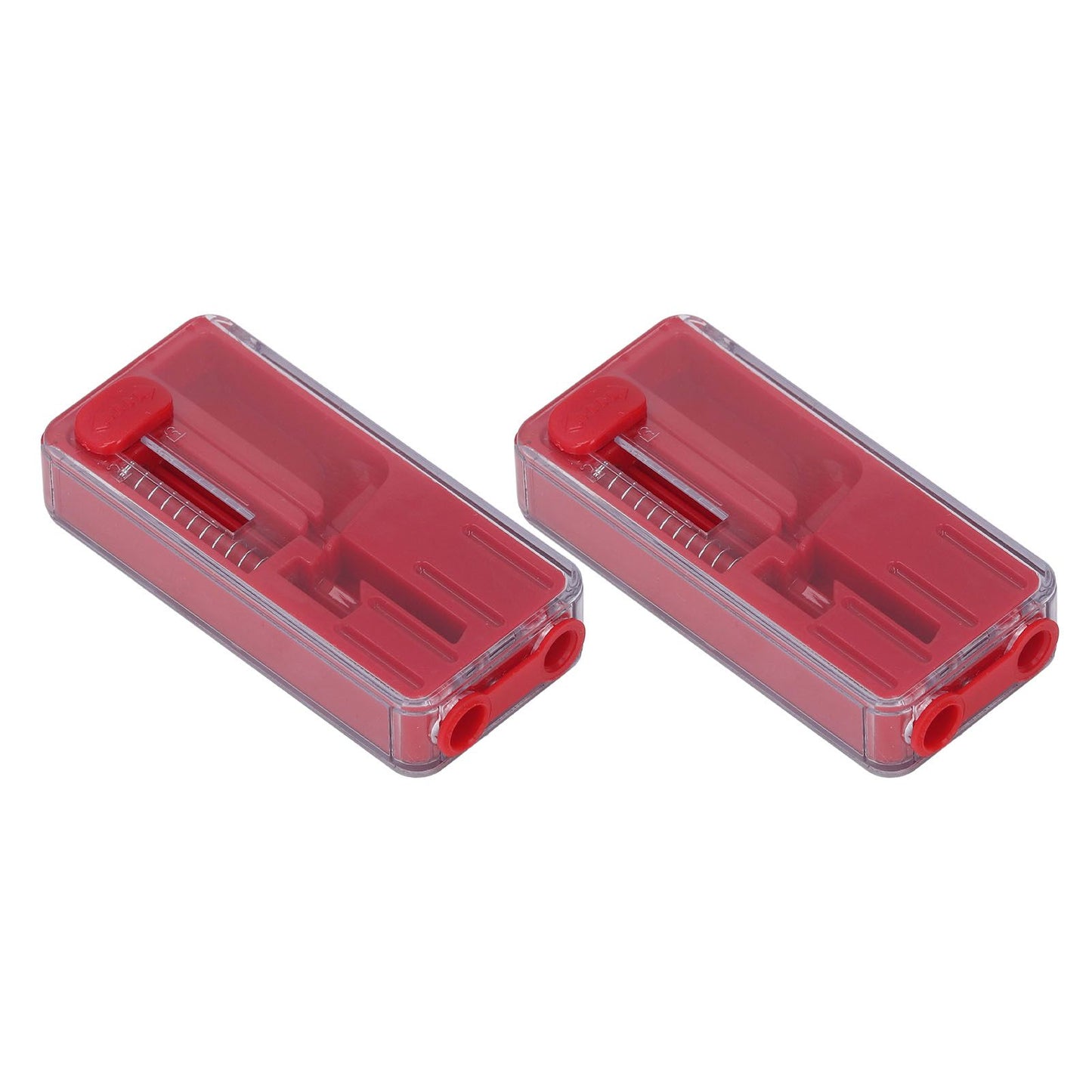 2PCS Cigarette Explosion Beads Pushers Peppermint Cigarette Bursting Beads Pusher Box DIY Smoking Tools Red