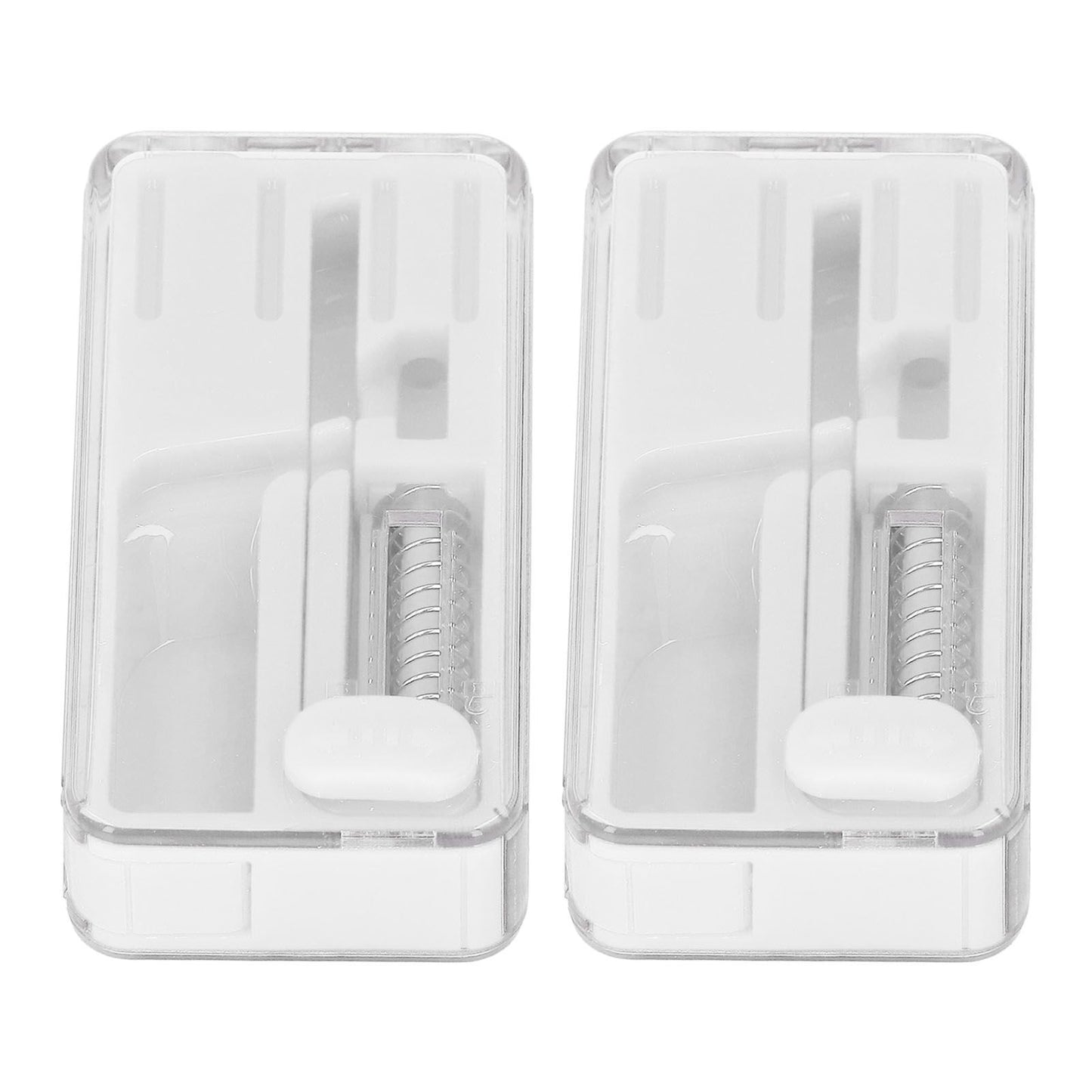 2PCS Cigarette Explosion Beads Pushers Peppermint Cigarette Bursting Beads Pusher Box DIY Smoking Tools White