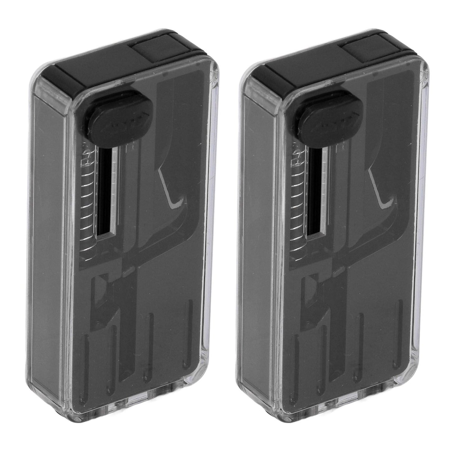2PCS Cigarette Explosion Beads Pushers Peppermint Cigarette Bursting Beads Pusher Box DIY Smoking Tools Black