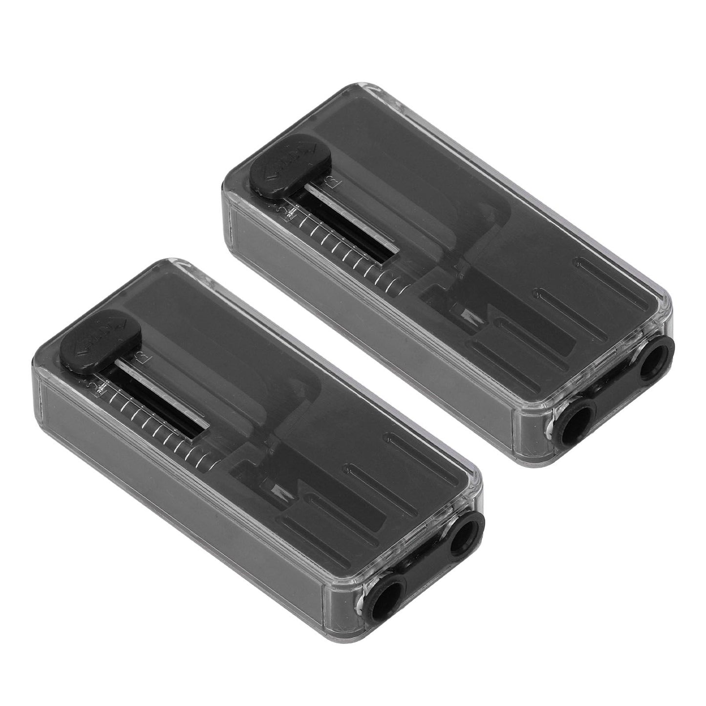 2PCS Cigarette Explosion Beads Pushers Peppermint Cigarette Bursting Beads Pusher Box DIY Smoking Tools Black