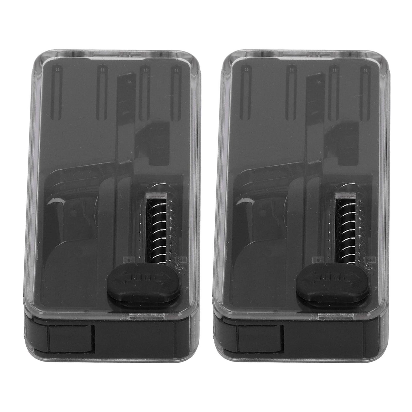 2PCS Cigarette Explosion Beads Pushers Peppermint Cigarette Bursting Beads Pusher Box DIY Smoking Tools Black