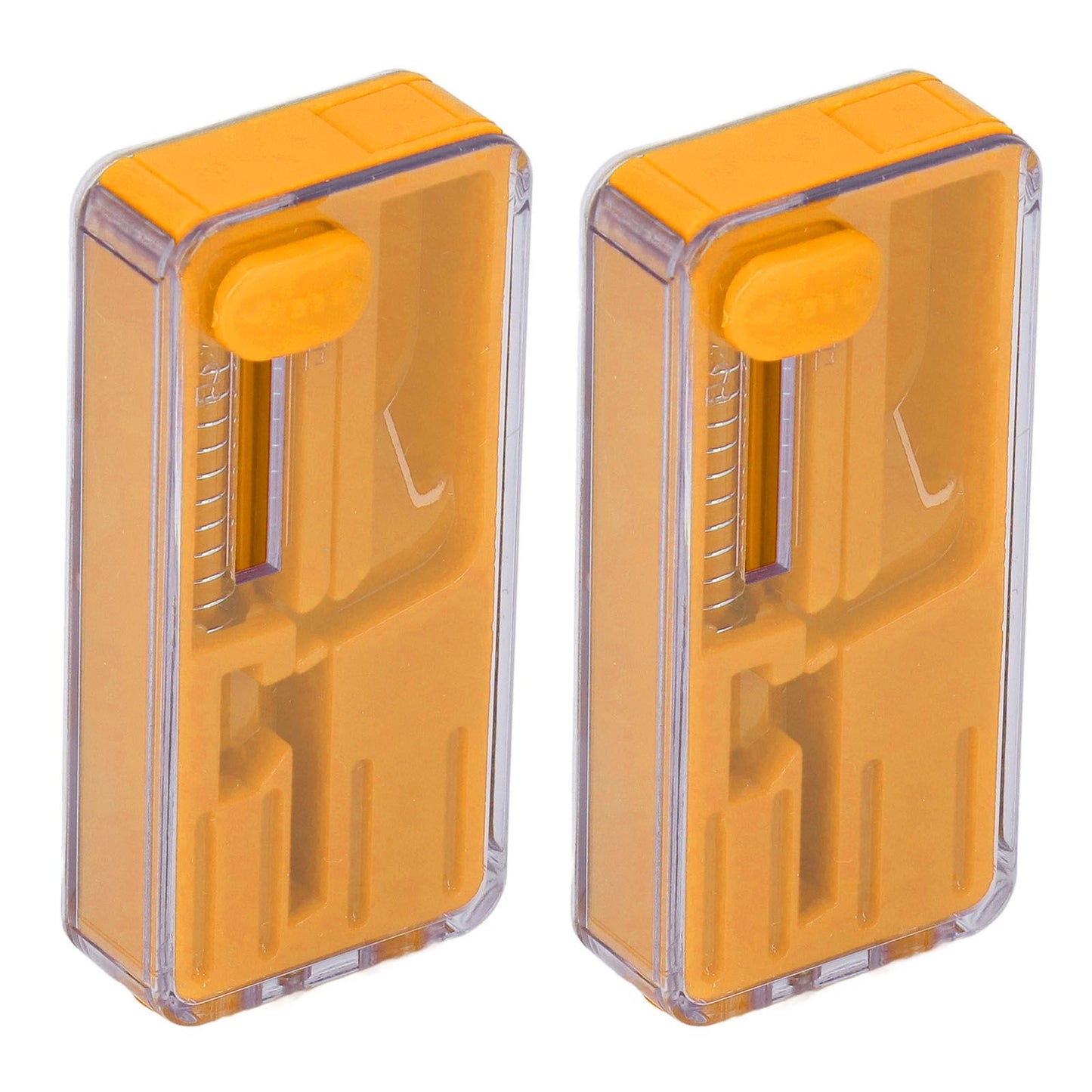 2PCS Cigarette Explosion Beads Pushers Peppermint Cigarette Bursting Beads Pusher Box DIY Smoking Tools Orange