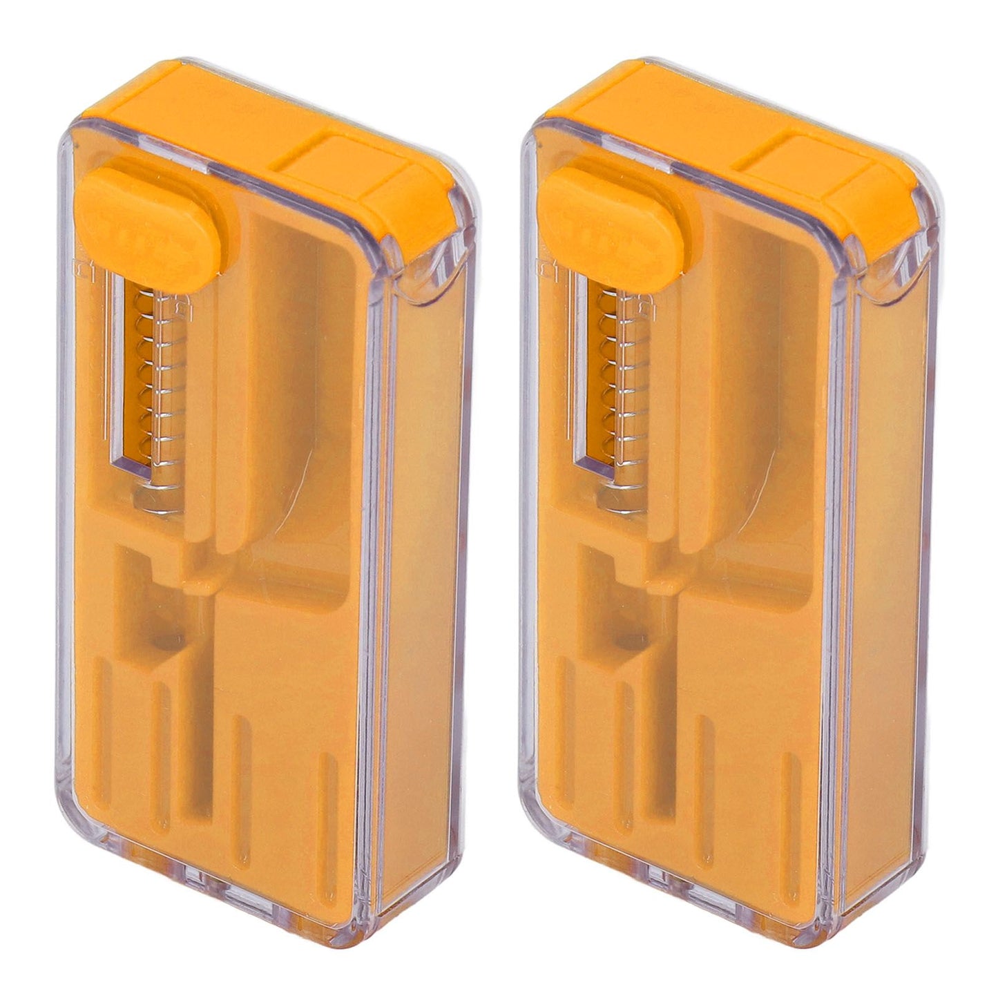 2PCS Cigarette Explosion Beads Pushers Peppermint Cigarette Bursting Beads Pusher Box DIY Smoking Tools Orange
