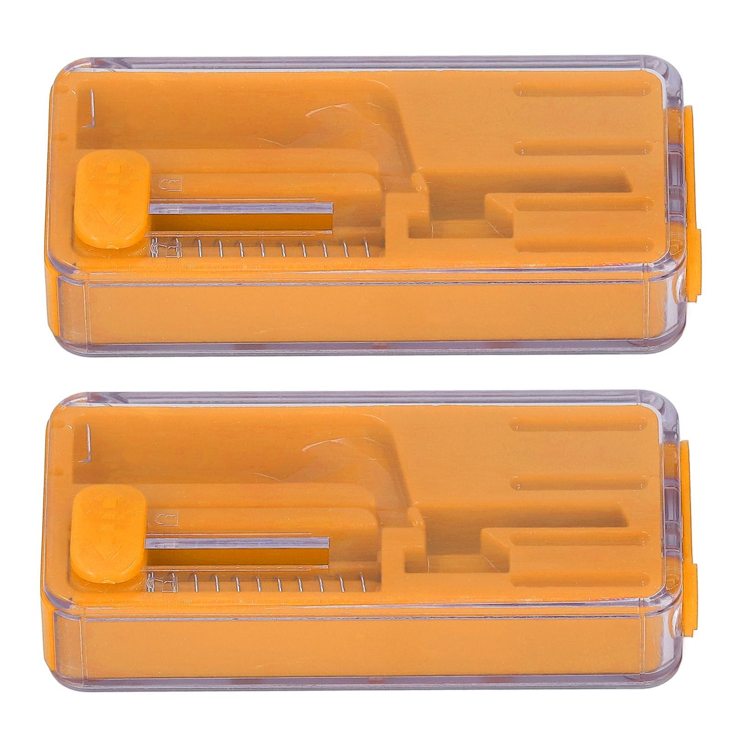 2PCS Cigarette Explosion Beads Pushers Peppermint Cigarette Bursting Beads Pusher Box DIY Smoking Tools Orange