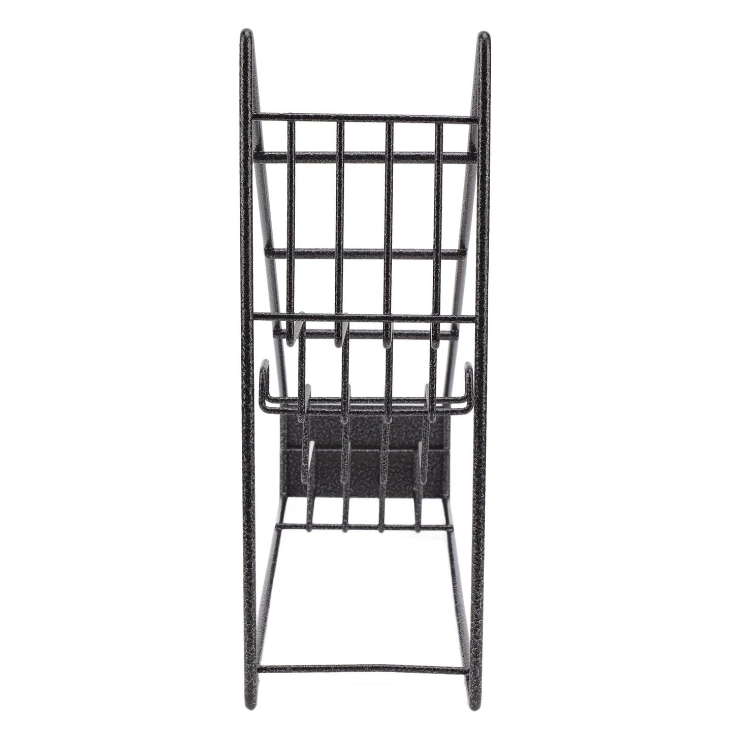 Wire Bottle Holder 4 Compartments Stainless Steel Syrup Bottle Holder Stable Coffee Spice Rack Shelf for Kitchen