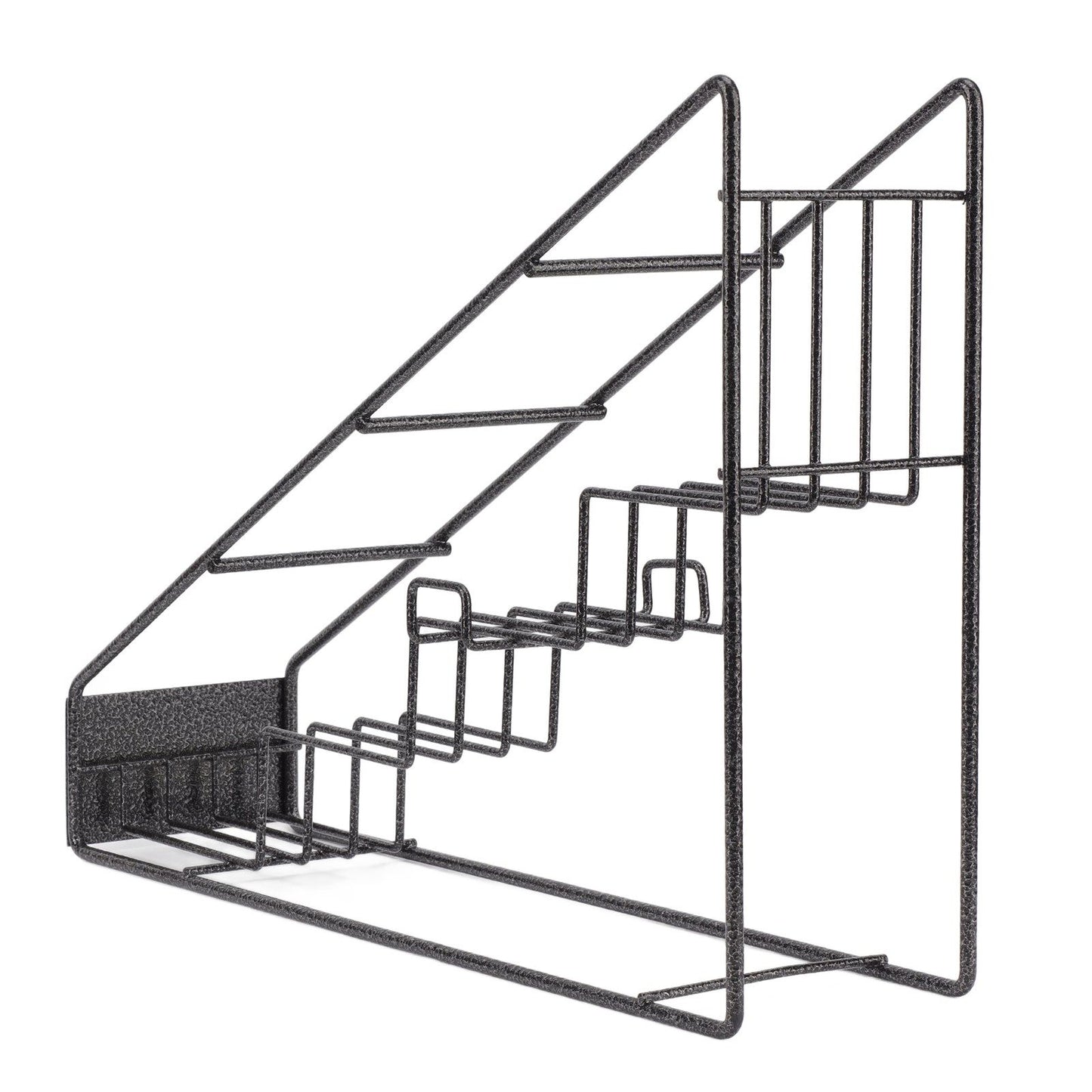 Wire Bottle Holder 4 Compartments Stainless Steel Syrup Bottle Holder Stable Coffee Spice Rack Shelf for Kitchen